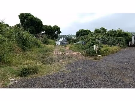 terrain constructible exceptionnel de 406 m2 constructible 402 m² à saint-pierre la...