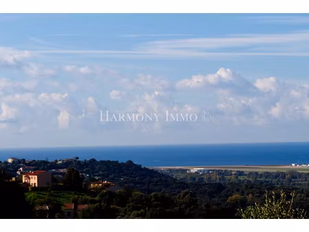 joli terrain avec une belle vue mer bastelicaccia