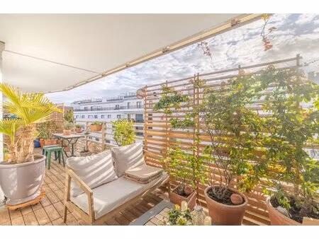 clichy - porte de paris: 3 pieces + terrasse + parking