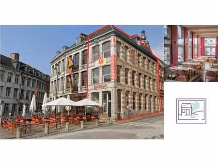 surface commerciale à louer à grand place 28 mons (vbe00341)