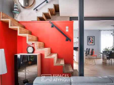 maison bourgeoise revisitée avec jardin