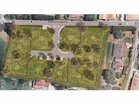 terrains viabilisés à vendre proche pibrac