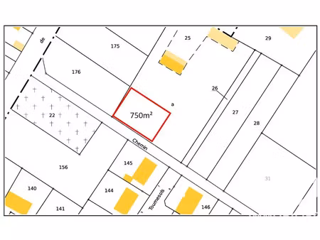 vente terrain 750 m² à vieux-lès-asfeld (08190)  37 500 €
