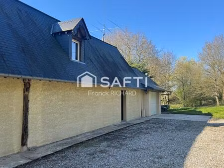 longère de charme sur 6 8 ha – havre de paix proche de neufchâtel-en-bray