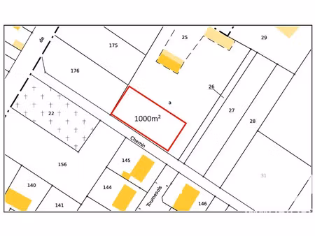 vente terrain 1000 m² à vieux-lès-asfeld (08190)  50 000 €