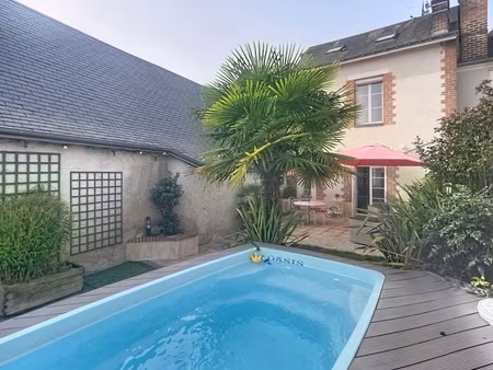 indre et loire -la membrolle sur choisille -maison de bourg 5 pieces et dépendance avec ga