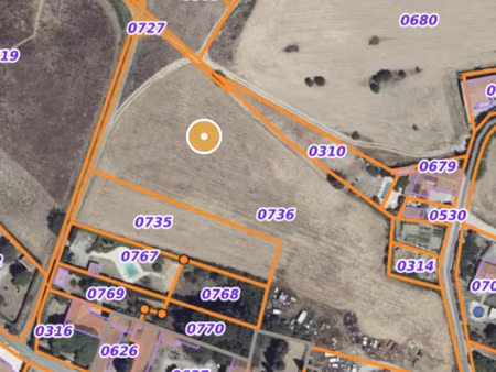 vente terrain 2000 m² à badens (11800)  98 000 €