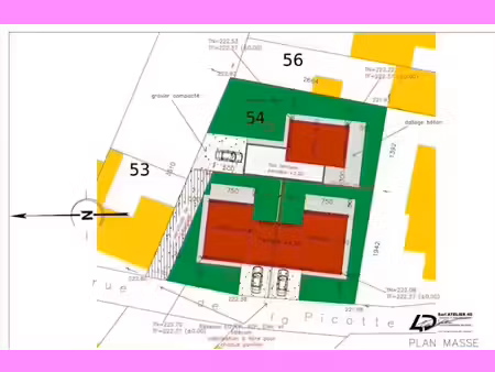 vente terrain 1075 m² à neuves-maisons (54230)  154 000 €