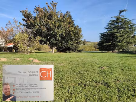 vente terrain 440 m² à le pout (33670)  97 500 €