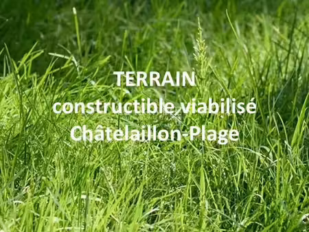 vente terrain à batir 403 m² à chatelaillon-plage (17340)  262 000 €