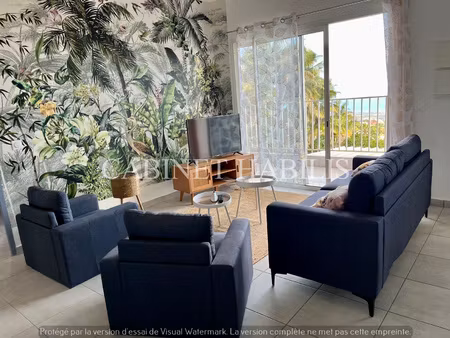 a louer - appartement f4 meublé d'environ 89 56 m2 - le tamp