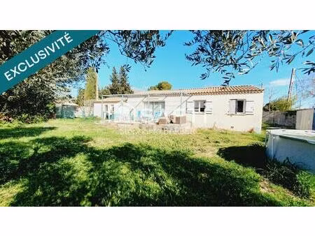 maison plain-pied - 3 chambres - dépendance - jardin clôt