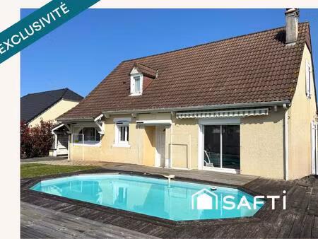 maison au calme de 130m² avec piscine