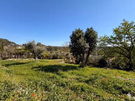 vente terrain à construire 1788 m² roquefort-les-pins (06330)