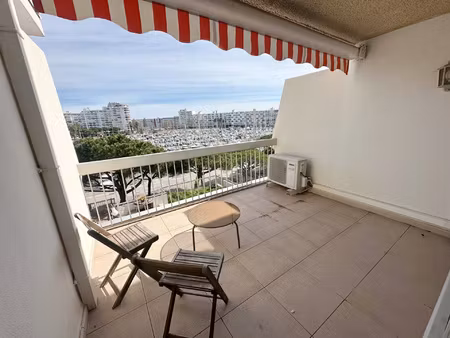 carnon plage t3 de 80 m2 hab vue magnifique sur port