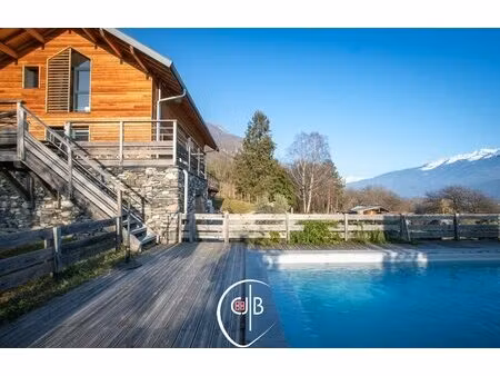 maison d’exception à fréterive – écologie  vue sublime et nature