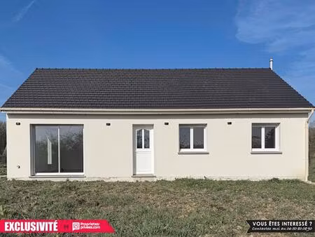 exclusivité sur breteuil - maison neuve  85 m2  3 chambres  terrain de 1575 m2