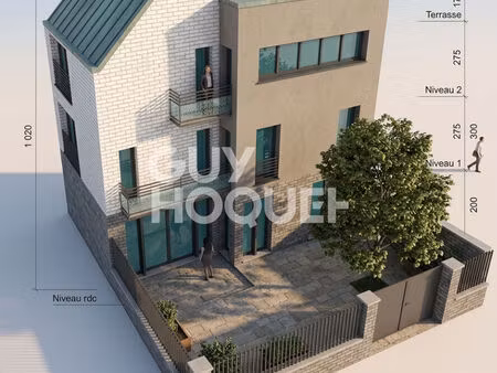 rare à malakoff - maison avec projet d'architecte