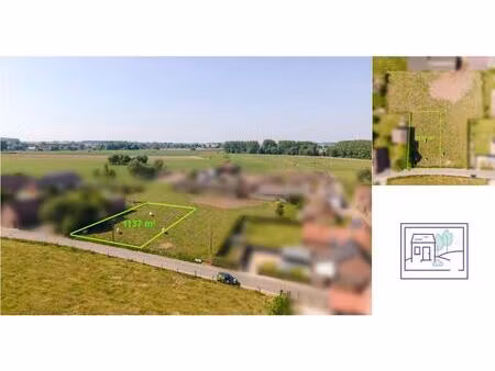 terrain à vendre de 1137 m² à aubechies (vbe00574)