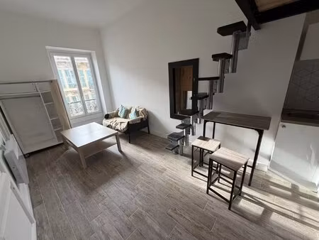 studio meublé avec mezzanine - nice centre ville