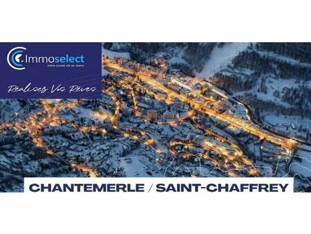 alpes du sud - chantemerle /saint chaffrey vallée serre chevalier - résidence avec pierres