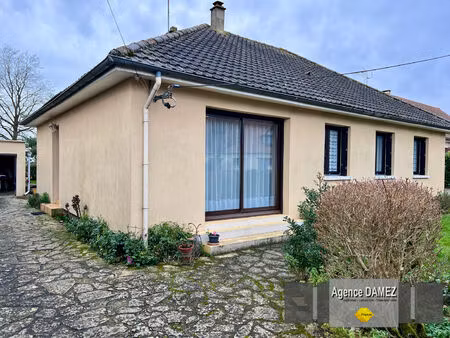 maison de plain-pied à vendre près de dourdan : 5 pièces  94 m²  terrain 540 m²  garage