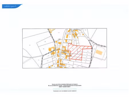 terrain 5359 m2 non constructible