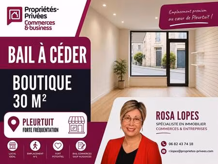ille-et-vilaine-35730 pleurtuit - local commercial 30m2