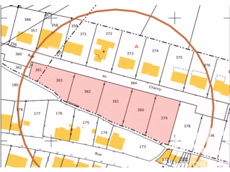en vente terrain constructible 7 05 ares – 70 000 € |moyeuvre-grande