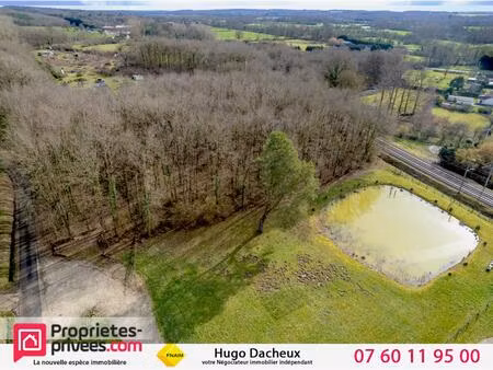 terrain constructible - thenioux  avec un étang - 4322 m² -