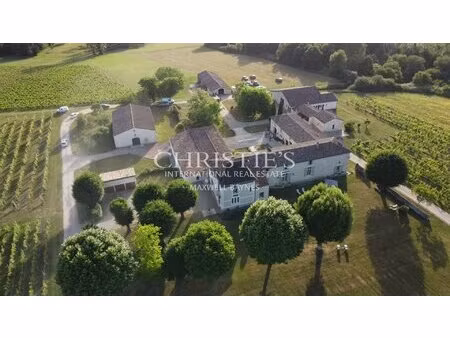 beautiful vineyard estate in the montravel  haut-montravel and côtes de bergerac aocs - or