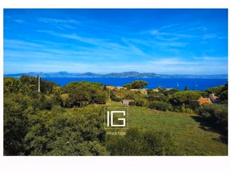 presqu'île de giens terrain vue mer