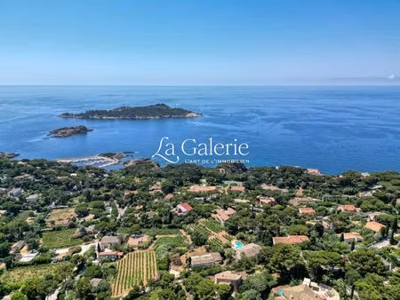 villa giens vue mer côté sud