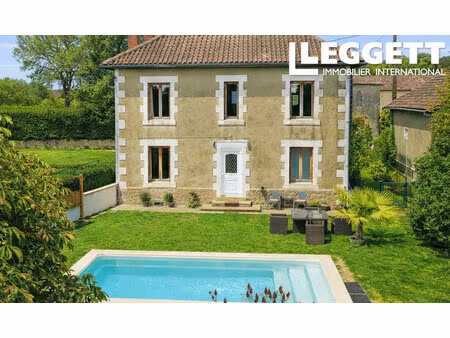 achat maison 6 pièces 121m² pleuville 16490
