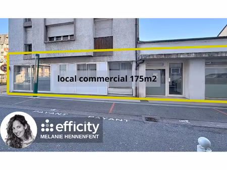 local commercial 6 pièces - 175 m²