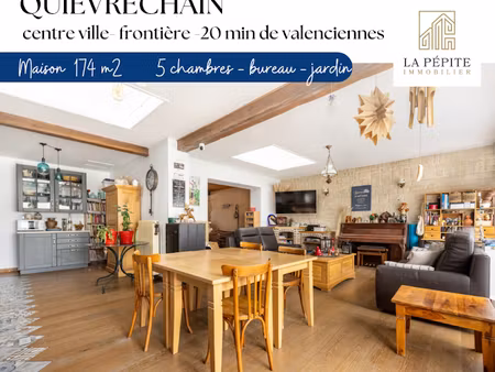 vente maison 8 pièces 162 m² à quiévrechain (59920)  190 000 €