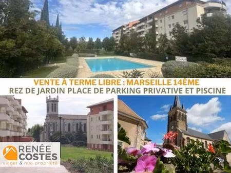vente à terme libre sur 180 mois - marseille (13014)