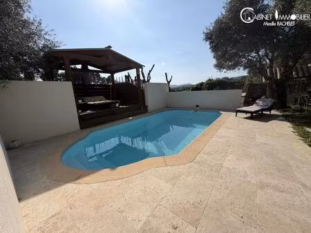 maison t3 + grande piscine exposée sud