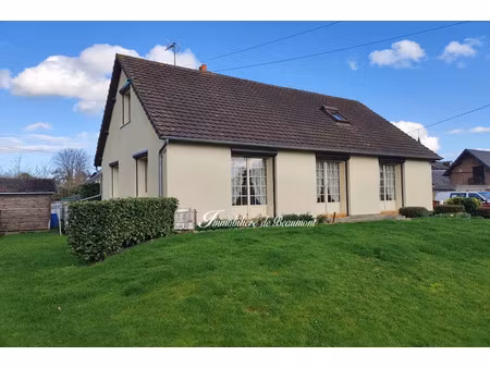 vente maison 105 m² à beaumont-le-roger (27170)  190 000 €