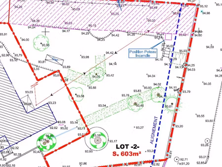 achat terrain 603m² la valette du var 83160