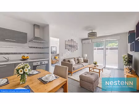 istres  appartement t2  en rez-de-chaussée  terrasse  place de stationnement privative