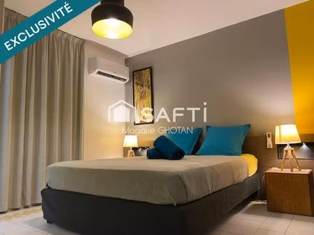 vente appartement 1 pièce 20 m² saint-françois (97118)