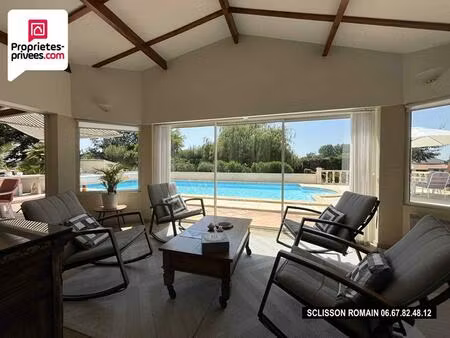 maison familiale braud et st louis - 188m2 - 4 chambres - piscine - grand jardin - prix 45