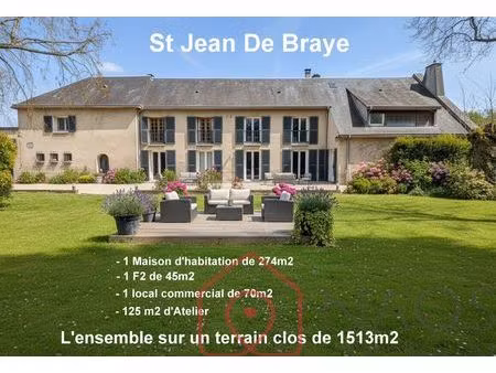 vente maison 10 pièces 389 m² saint-jean-de-braye (45800)