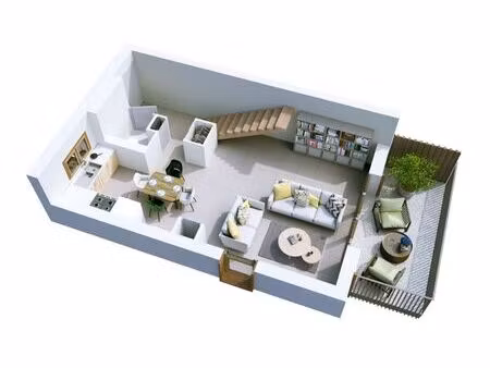 vente appartement 3 pièces 73 m² la rivière-enverse (74440)