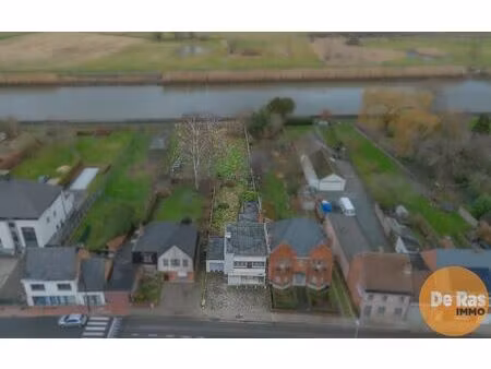wichelen - woning met handelsruimte aan de schelde