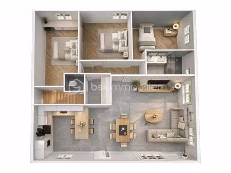 maison de 90 m² à saint-bonnet-de-mure