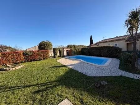 maison et grand terrain 6 pièces