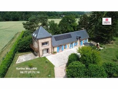 dampierre sur avre 28350 maison individuelle - 1 étage - 5 chambres - garages - terrain - 