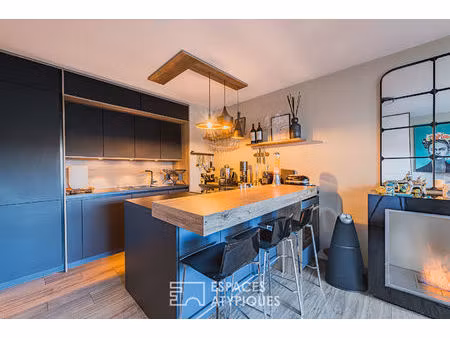 écrin confidentiel avec terrasse et parking à l'aiguillon